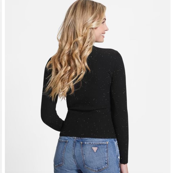 Lea Cutout Sequin Sweater - Picture 5 of 7